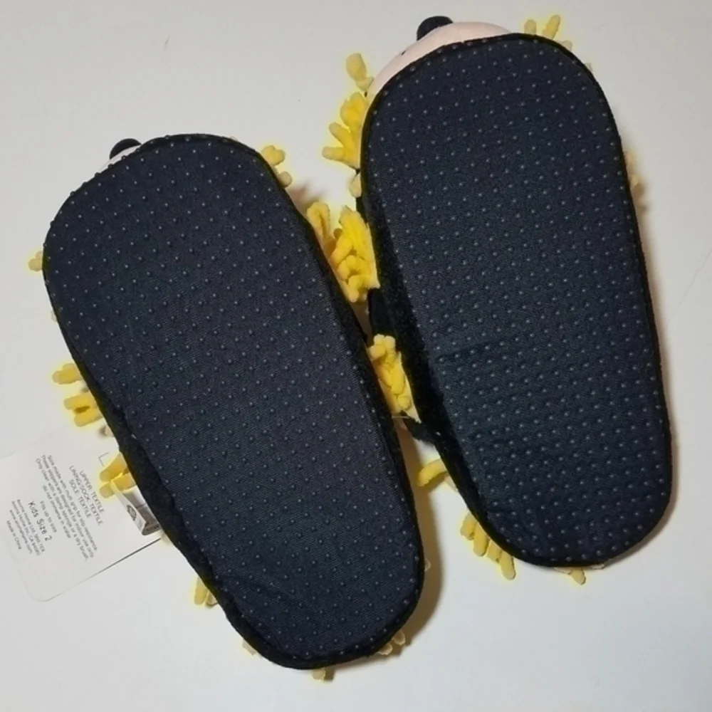Aroma Home Bumble Bee Fuzzy Feet Slippers